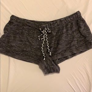 Xhiliration grey pajama shorts